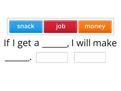 First conditional Practice Corak 