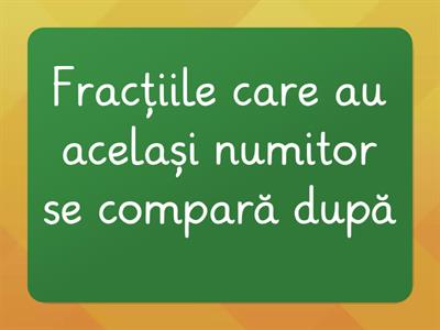 FRACȚII - elevi CES