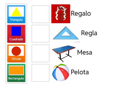 Relacionando las figuras geométricas según su forma (03 años)