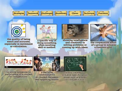 The Great Robot Dodgeball Game Vocabulary