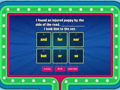 Coordinating Conjunctions 