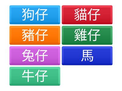 康軒版國小一年級L3（第1冊）〈白兔仔〉詞彙