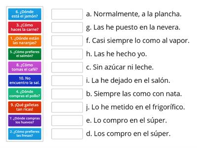 Español A2 - Unidad 6 - Pronombres de Objeto Directo