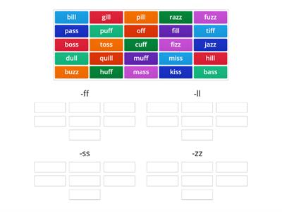 -ff, -ll, -ss, -zz Sort