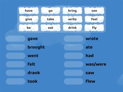 Irregular Verbs Kid`s Box 4 Unit 3