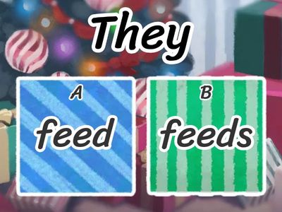 Present simple spelling -s ending, Rainbow 3