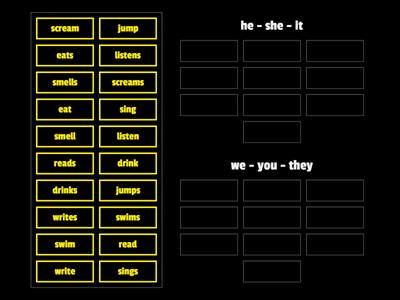 SUBJECT VERB AGREEMENT GROUP