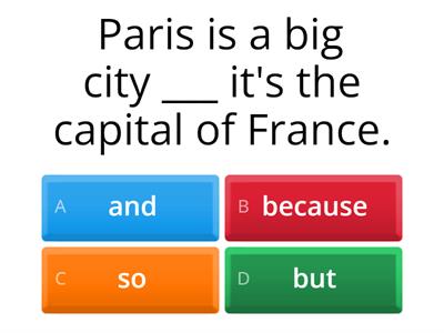 PA1Connectors and so because but