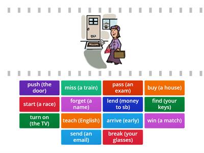 6A Opposite verbs EnglishFile Pre-Int