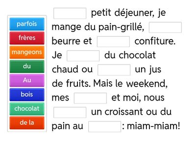 Petit-dejeuner (Dynamo 1 Module 4)