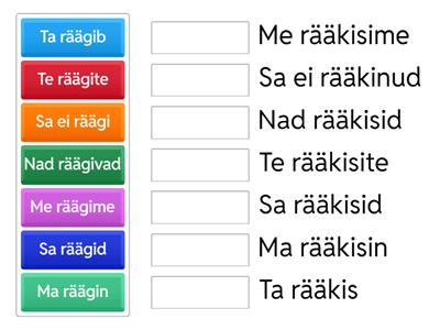 Tegusõna rääkima