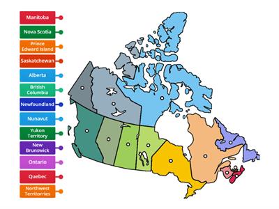 Map of Canada