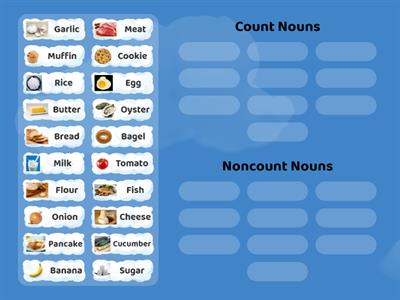 Word Sort 2: Count and Noncount Nouns