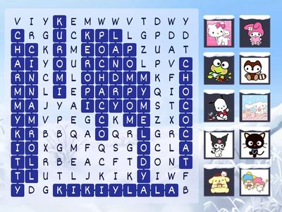 Hello Kitty y sus amigos