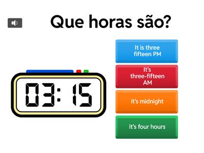 ATIVIDADE, HOURS