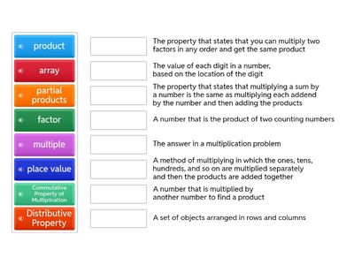 Go Math Chapter 4 Vocab