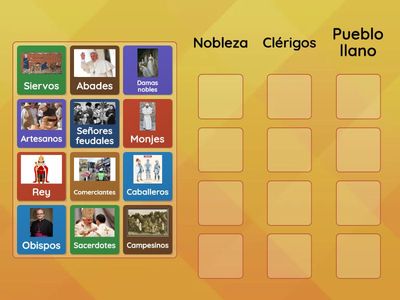 Juego época medieval