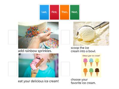 Sequencing with Ice Cream