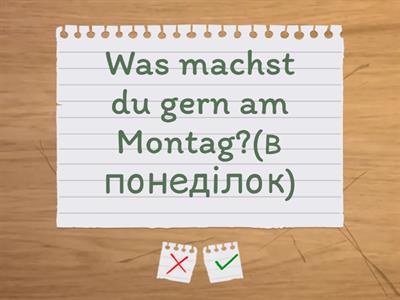 Was machst du gern?