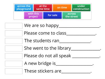 Prepositional Phrases