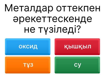 Жаңк сабақ қорытындысы