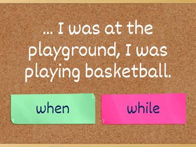 when/while Go getter 4 unit 1.3