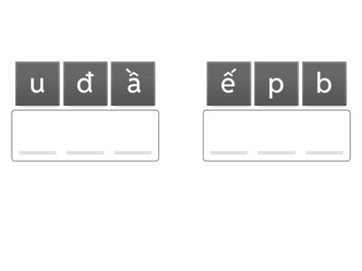 xếp từ bài 6 - lớp học