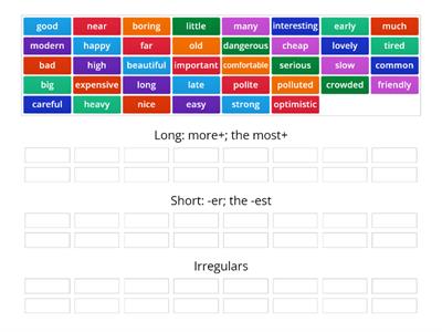 Comparatives