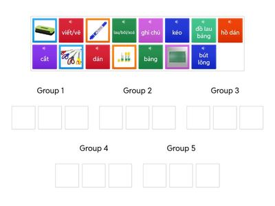 Bài 3 - phân loại - Dụng cụ học tập