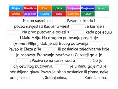 Pavao putovanja