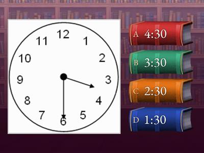 Telling Time to the Half Hour