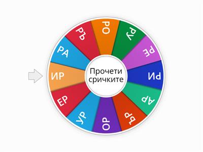 Срички с Р