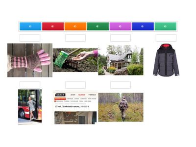 Kuuntele lause ja valitse kuva. 