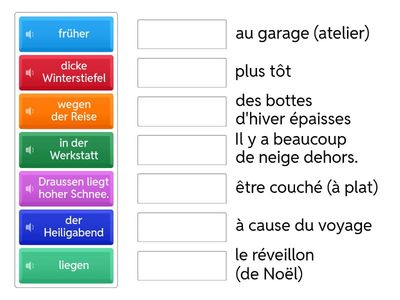 Vocabulaire Weihnachten 2