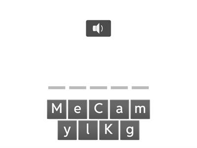 Grammar Goals unit 1 animals