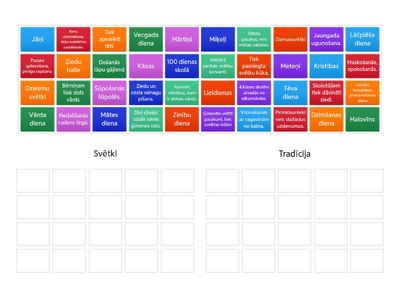Svētki un tradīcijas