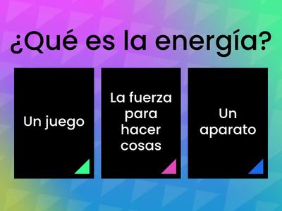 Las energías y su uso