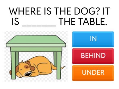  Prepositions of place