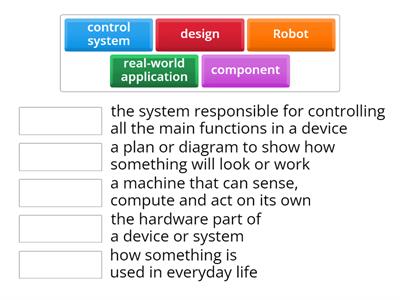 Robotics and systems - Unit3 - Keywords