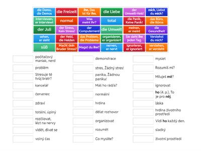 Maximal 2, Lektion 3.1, Vokabeln 12, 13