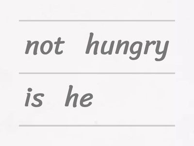 Порядок слов to be