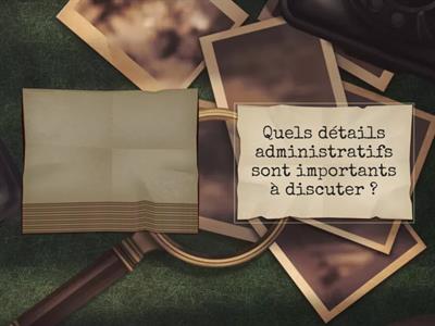 PRODUCTION ORALE LA RÉUNION À L'HÔPITAL