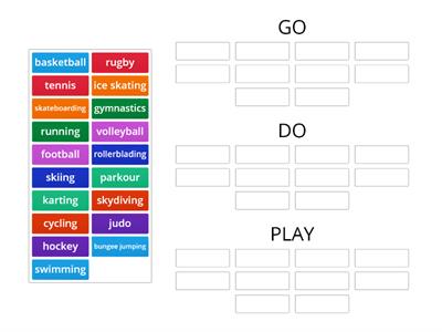 T1 Sports Collocations - Tutti Frutti