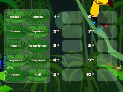 Розставте слова за алфавітом