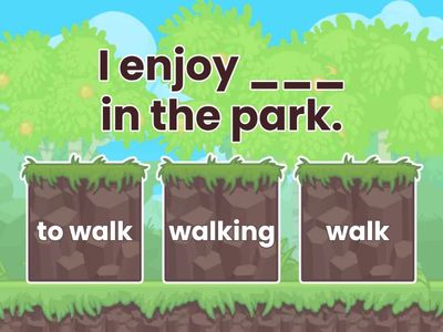 B1 Level: Gerund, Bare Infinitive, and To Infinitive