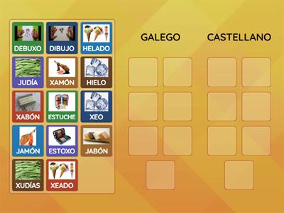 Vocabulario Galego e Castelán LETRA X