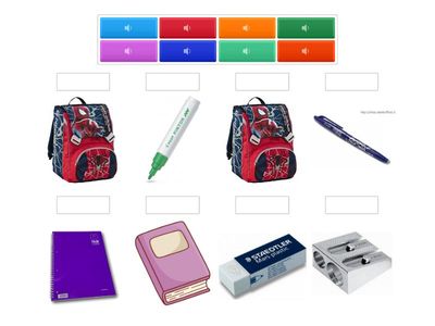 OGGETTI SCOLASTICI  INGLESE