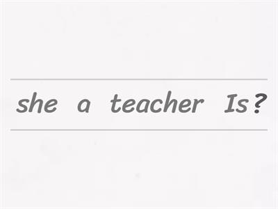 Verb TO BE Affirmative/Negative questions