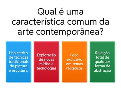 Arte contemporanea IMA 9o ano