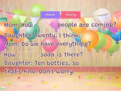 How much...? How many...?